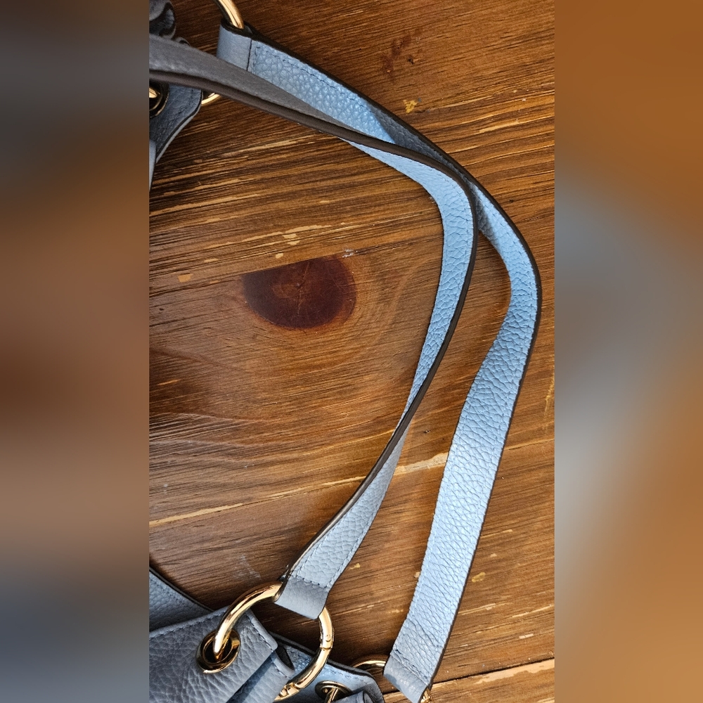 Michael Kors Blue Hobo Bag with Slouchy Silhouette NWOT - Picture 3 of 6